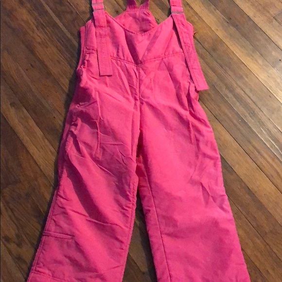 Hot pink ski overalls - Picture 2 of 8